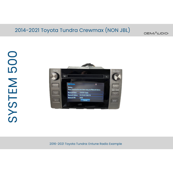 2014-2021 Toyota Tundra CrewMax System Series