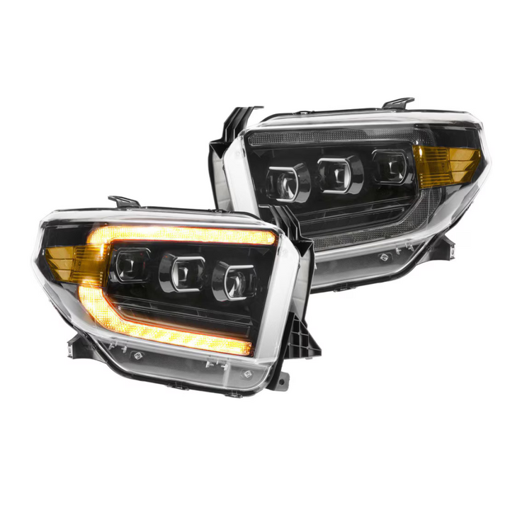 2014-2021 Toyota Tundra XB LED Headlights (Amber DRL)