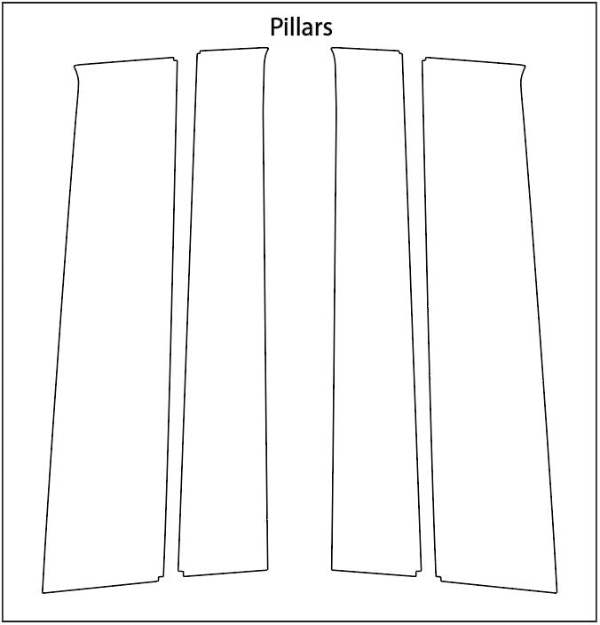 Toyota Tundra Pillars Screen ProTech Kit