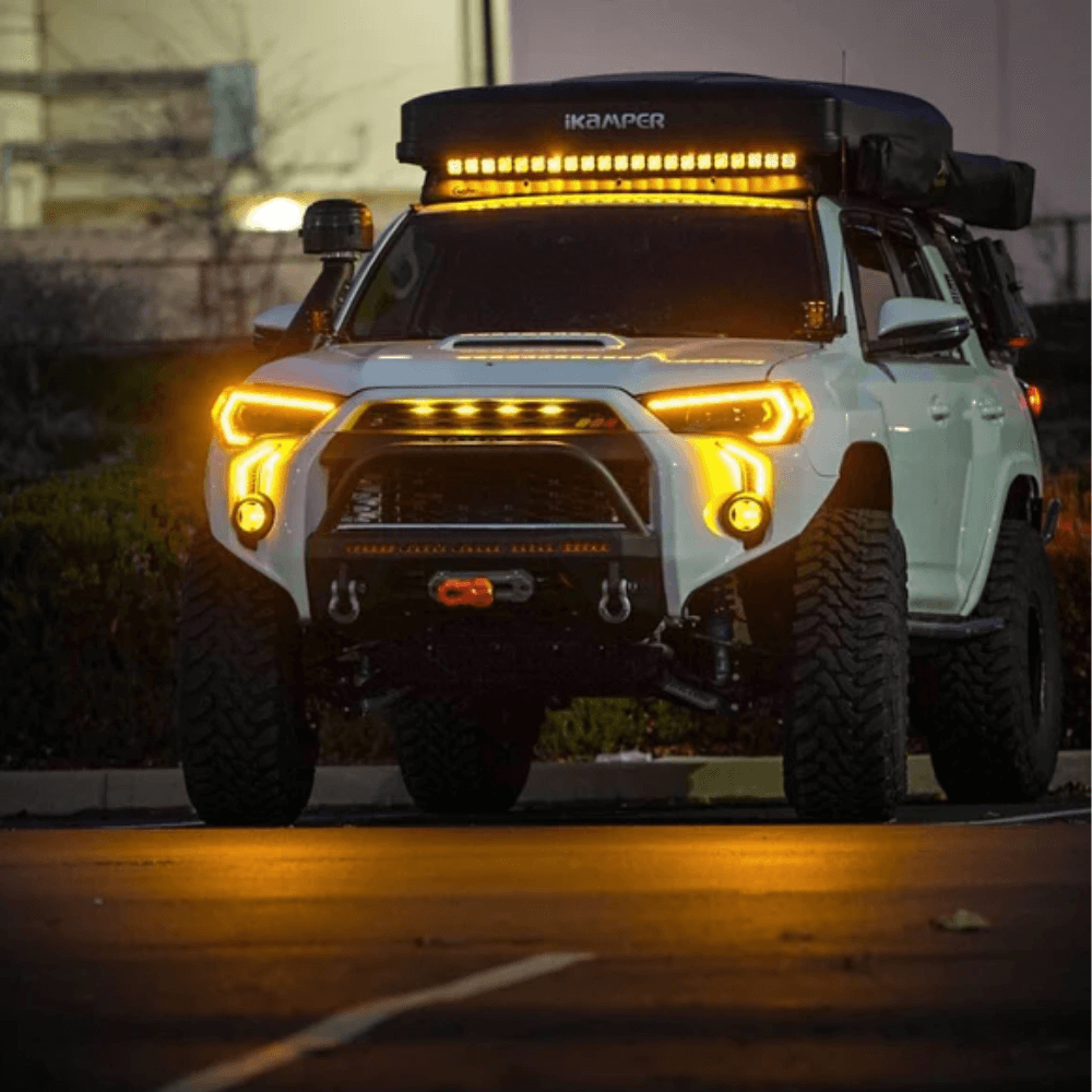 2014+ Toyota 4Runner LED DRL Fang Light Bezel Kit