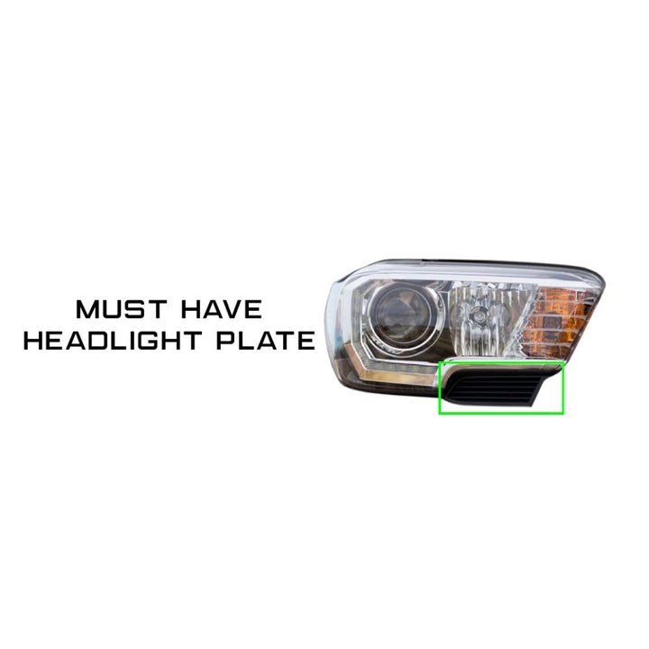 2016 - 2023 Toyota Tacoma Headlight Trim Plates