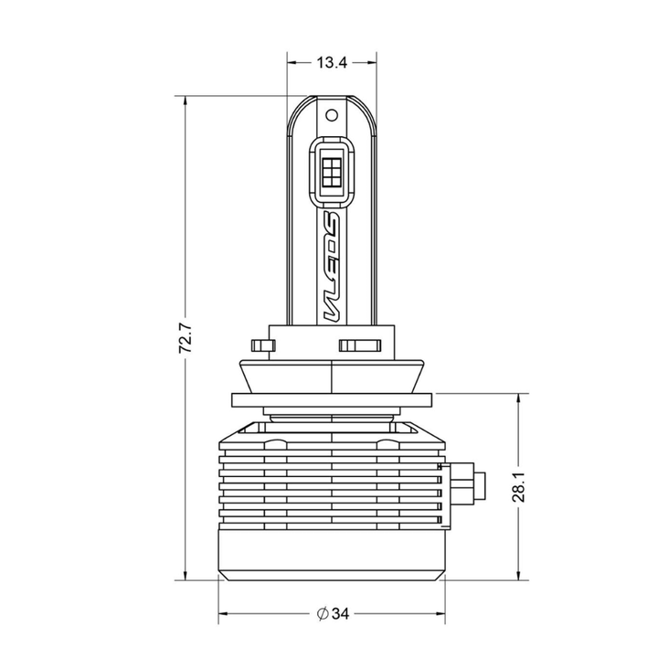 2016-2023 Toyota Tacoma High Beam