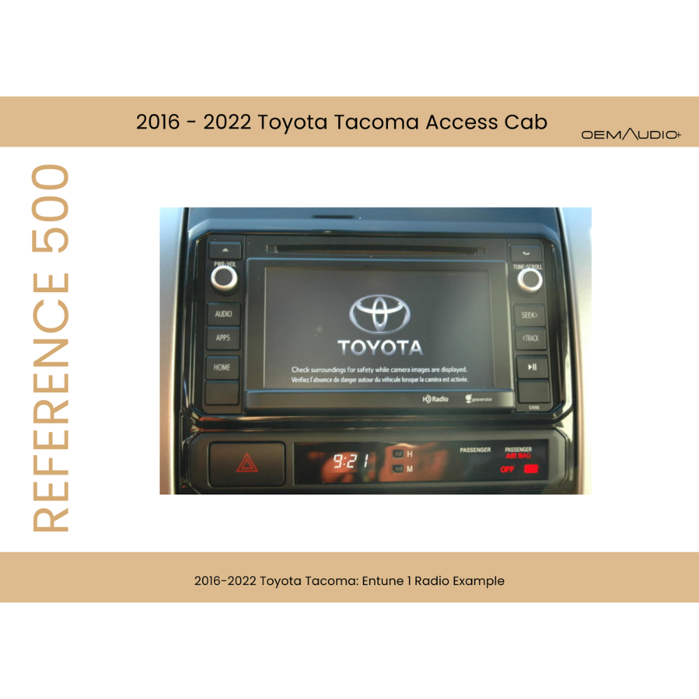 2016-2023 Toyota Tacoma | Access Cab Sound System | Reference 500