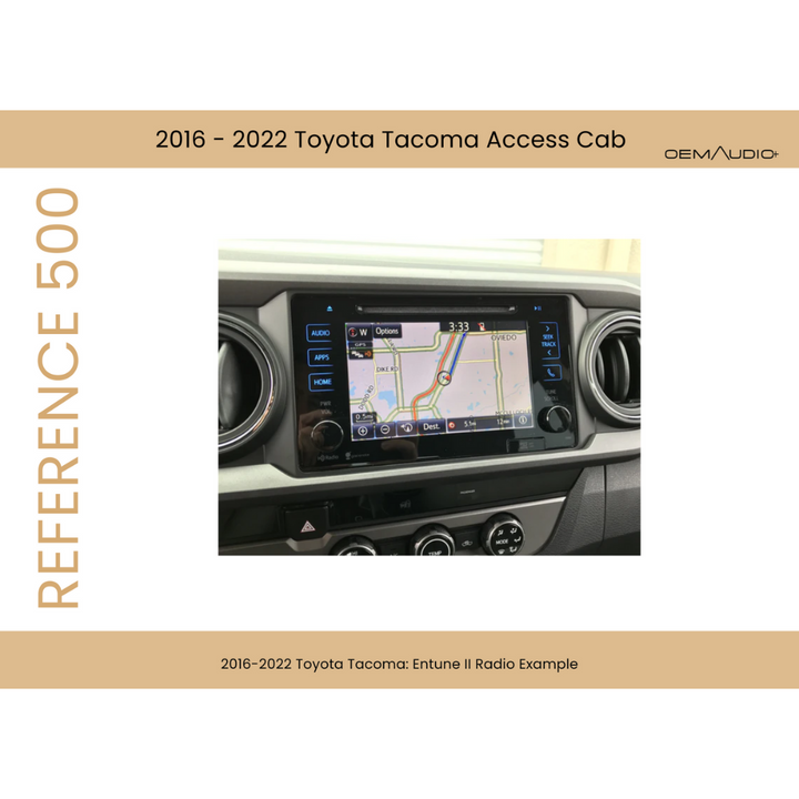 2016-2023 Toyota Tacoma | Access Cab Sound System | Reference 500