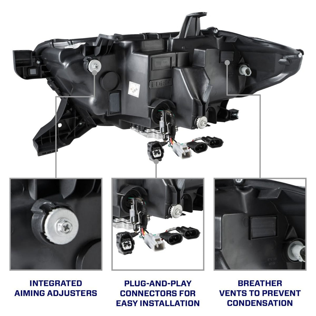 2016-2023 Toyota Tacoma Sequential LED Projector Headlights [PAIR]