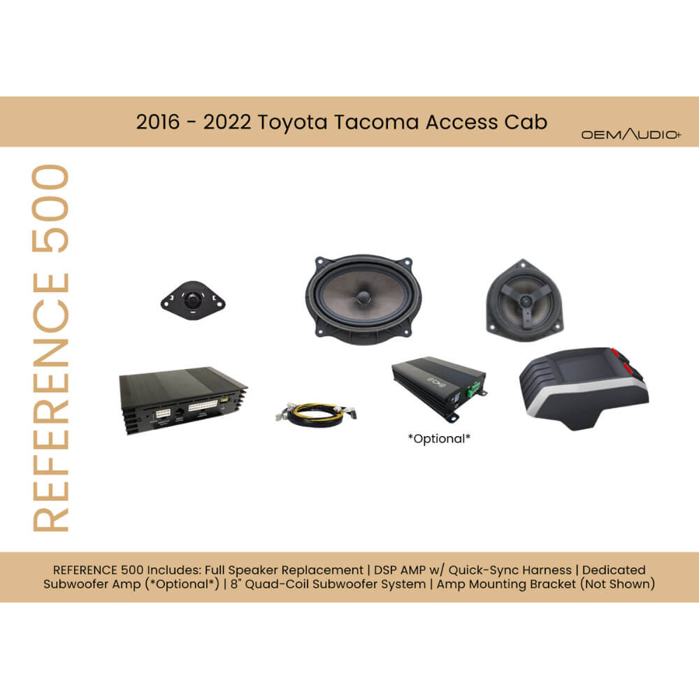 2016-2023 Toyota Tacoma | Access Cab Sound System | Reference 500