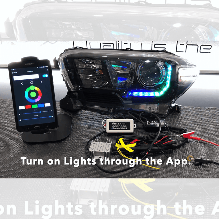 2016-2023 Toyota Tacoma Dynamic ColorSHIFT RGB+A Headlight DRL Kit