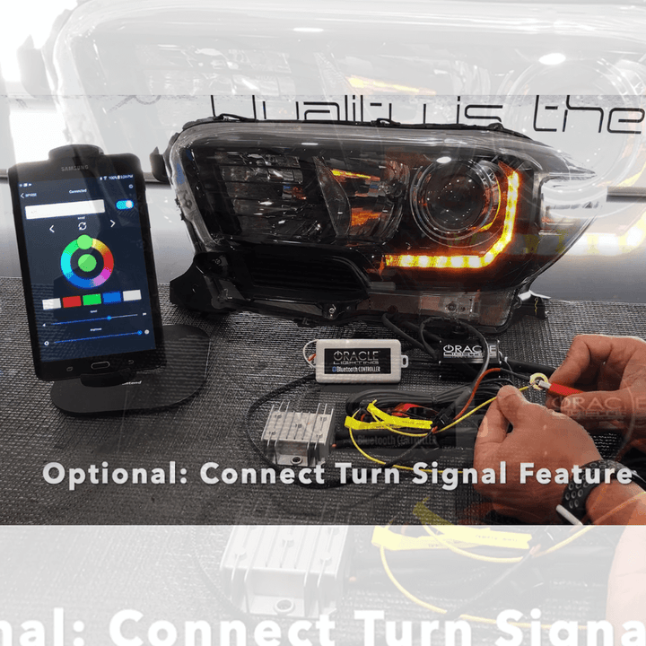 2016-2023 Toyota Tacoma Dynamic ColorSHIFT RGB+A Headlight DRL Kit