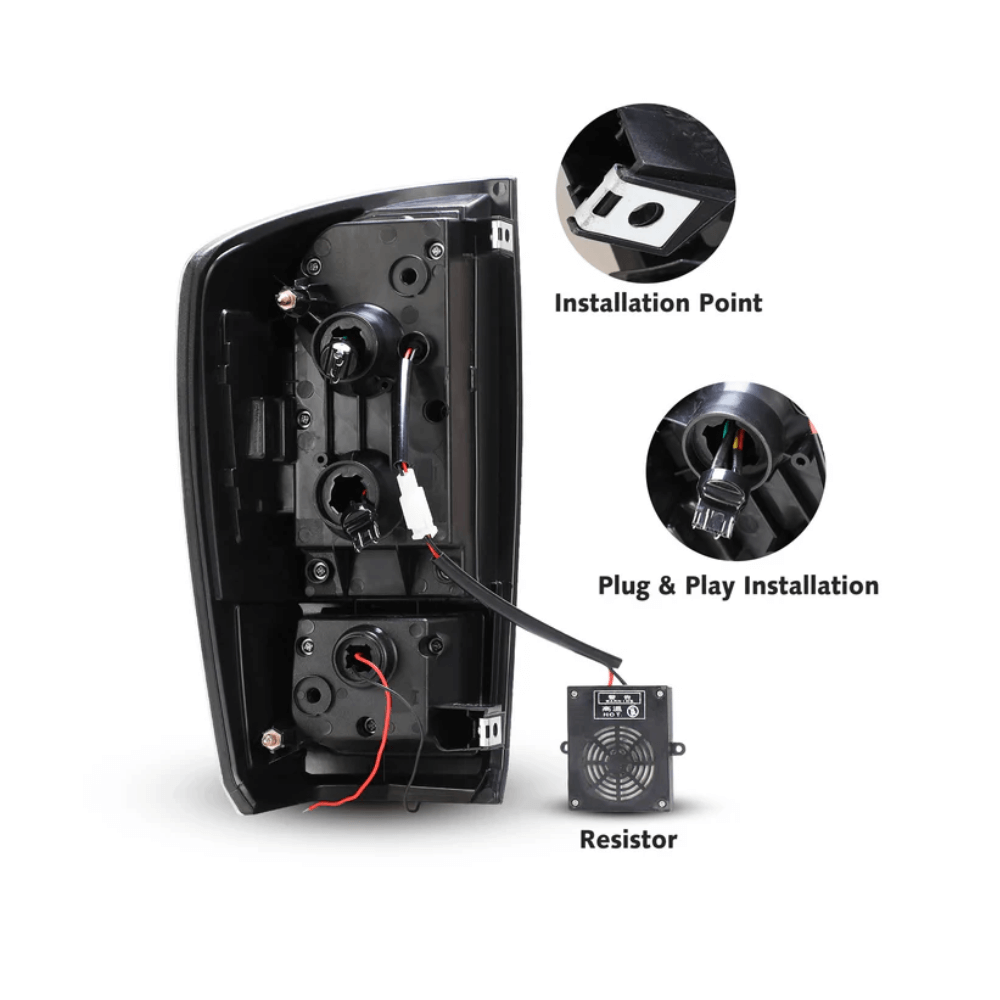 Sequential LED Tail Lights Fits 2016-2023 Toyota Tacoma