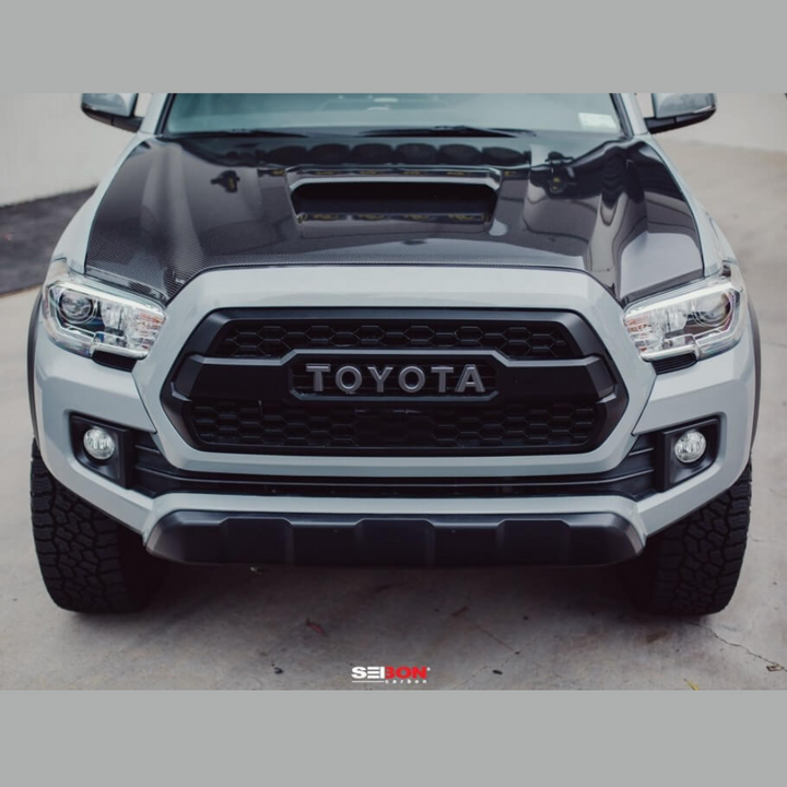 2016-2023 Toyota Tacoma TR-Style Carbon Fiber Hood