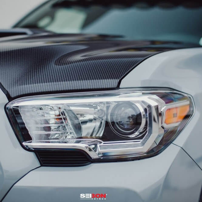 2016-2023 Toyota Tacoma TR-Style Carbon Fiber Hood