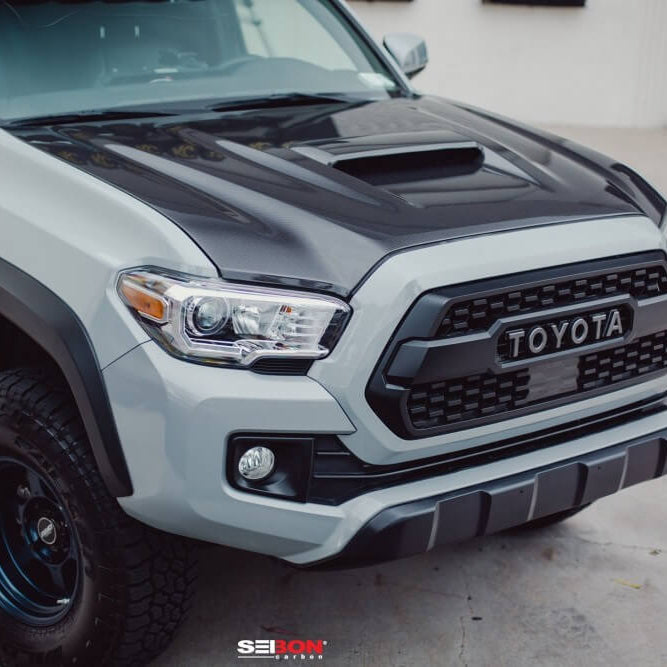 2016-2023 Toyota Tacoma TR-Style Carbon Fiber Hood