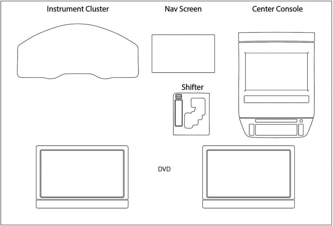 Toyota Land Cruiser Screen ProTech Kit