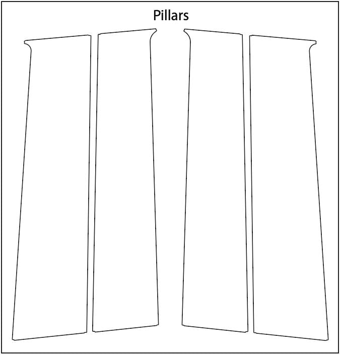 Toyota Tundra Pillars Screen ProTech Kit