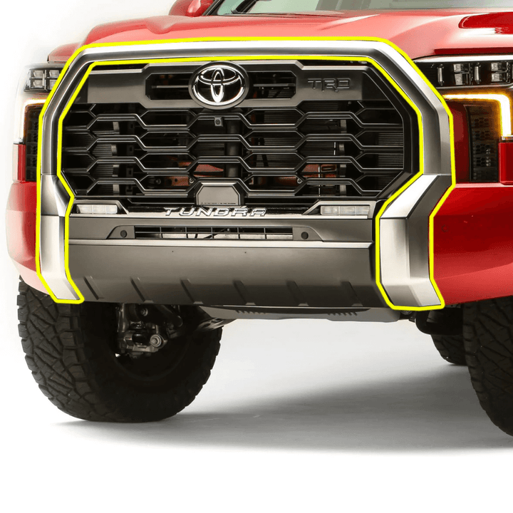 2022+ Toyota Tundra Grille Surround Chrome Delete Overlay