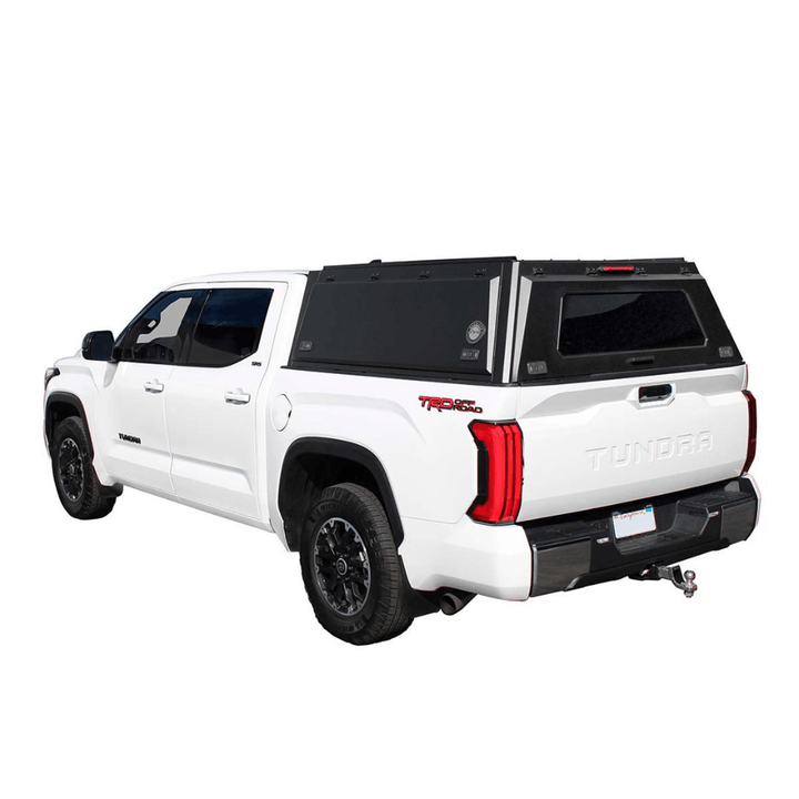2022+ Toyota Tundra Expedition Truck Cap W/Full Wing Doors, Front and Rear Windows & 3rd Brake Light