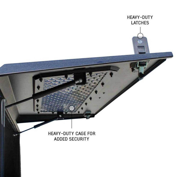 2022+ Toyota Tundra Expedition Truck Cap W/Full Wing Doors, Front and Rear Windows & 3rd Brake Light