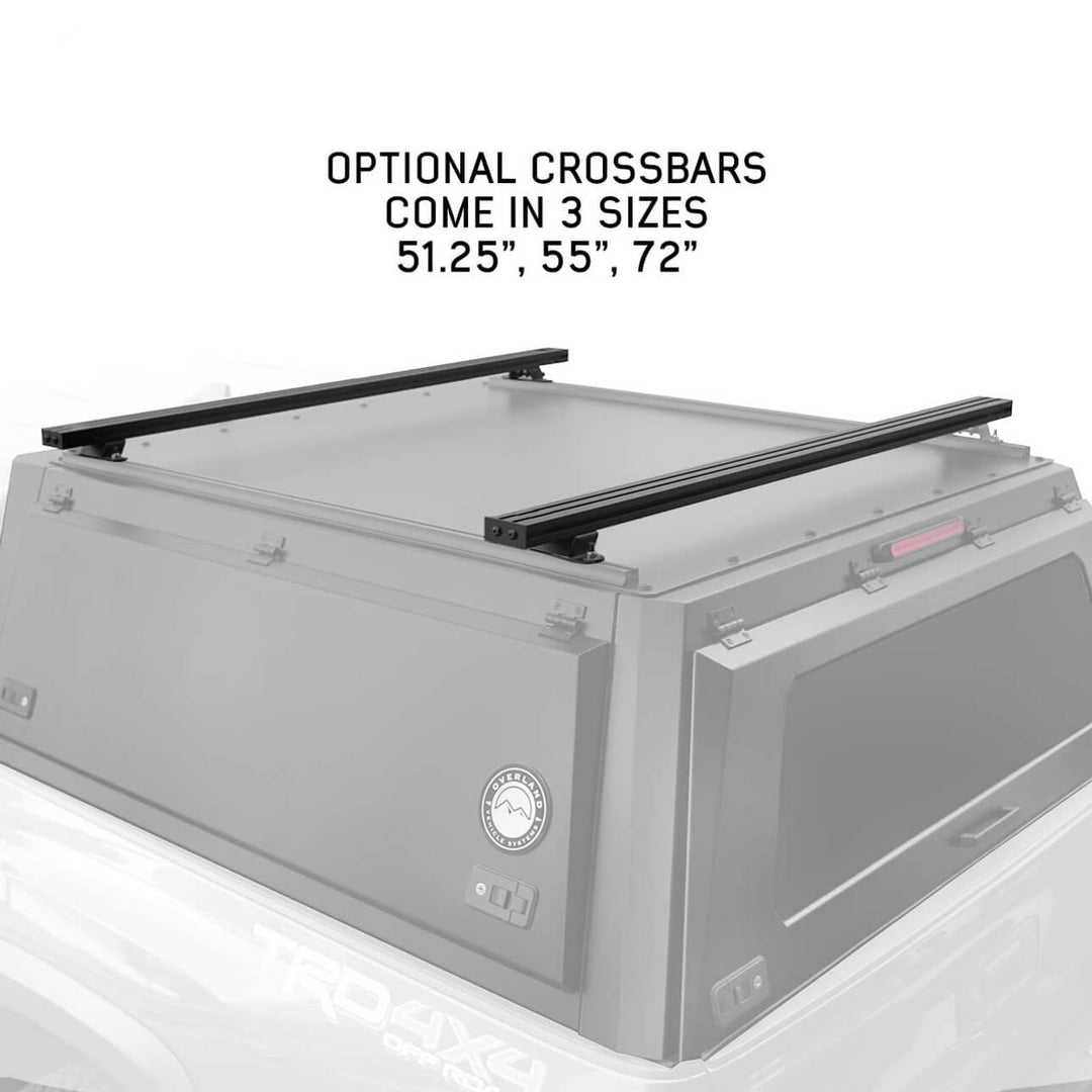 2022+ Toyota Tundra Expedition Truck Cap W/Full Wing Doors, Front and Rear Windows & 3rd Brake Light