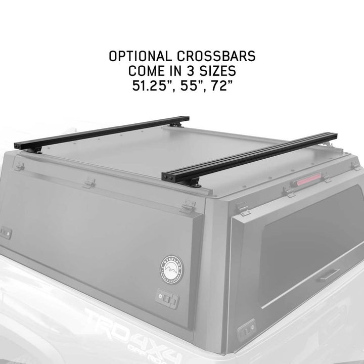 2022+ Toyota Tundra Expedition Truck Cap W/Full Wing Doors, Front and Rear Windows & 3rd Brake Light