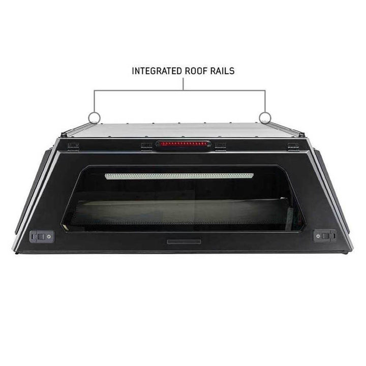 2022+ Toyota Tundra Expedition Truck Cap W/Full Wing Doors, Front and Rear Windows & 3rd Brake Light
