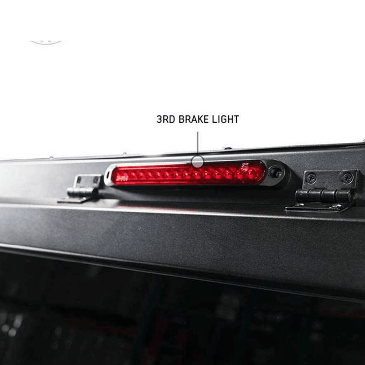 2022+ Toyota Tundra Expedition Truck Cap W/Full Wing Doors, Front and Rear Windows & 3rd Brake Light