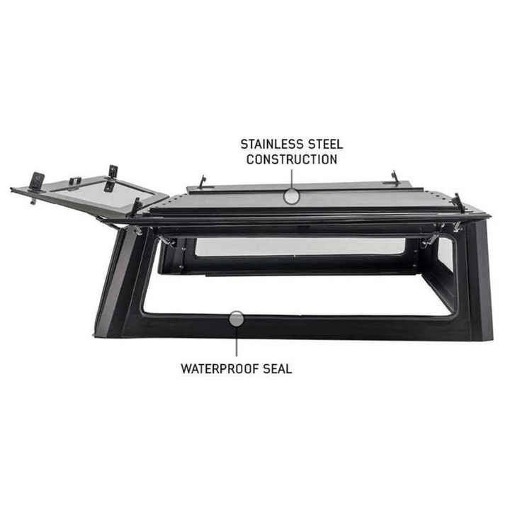 2022+ Toyota Tundra Expedition Truck Cap W/Full Wing Doors, Front and Rear Windows & 3rd Brake Light