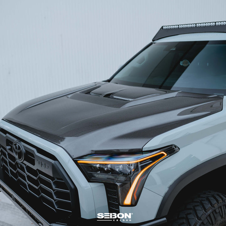 2023-2024 Toyota Sequoia RR-Style Carbon Fiber Hood