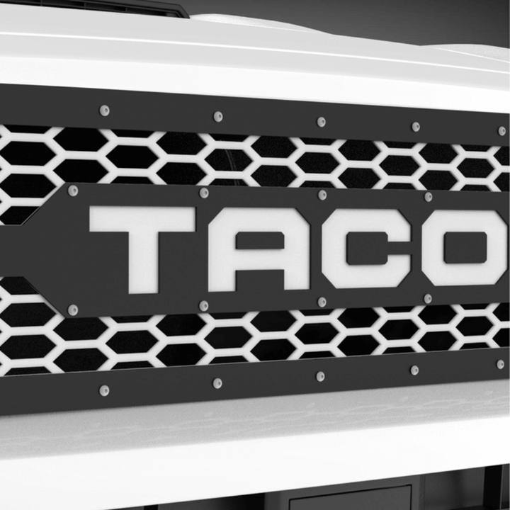 Double Layered Grille w/ Custom Text Fits 2024+ Toyota Tacoma