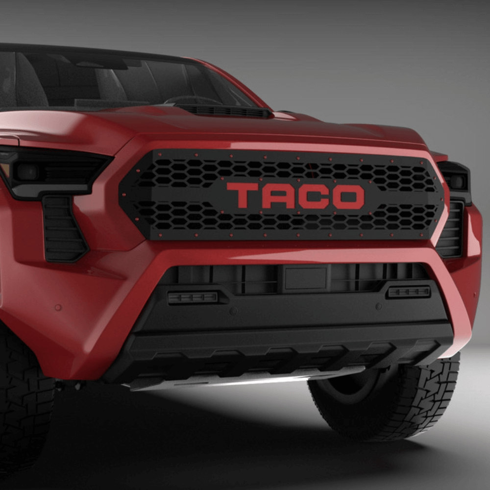 Honeycomb Grille Insert w/ Custom Text Fits 2024+ Toyota Tacoma