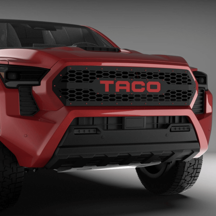 Honeycomb Grille Insert w/ Custom Text Fits 2024+ Toyota Tacoma