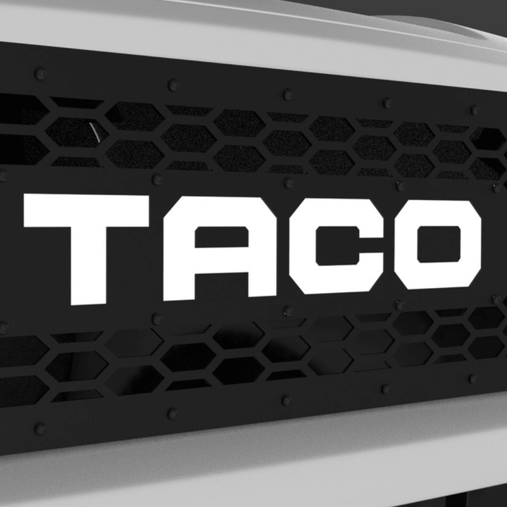 Honeycomb Grille Insert w/ LED Custom Text Fits 2024+ Toyota Tacoma