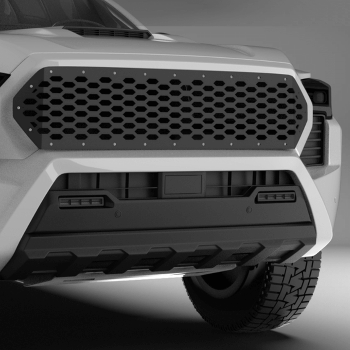 Mesh Grille Laser Cut Mesh Style Fits 2024+ Toyota Tacoma