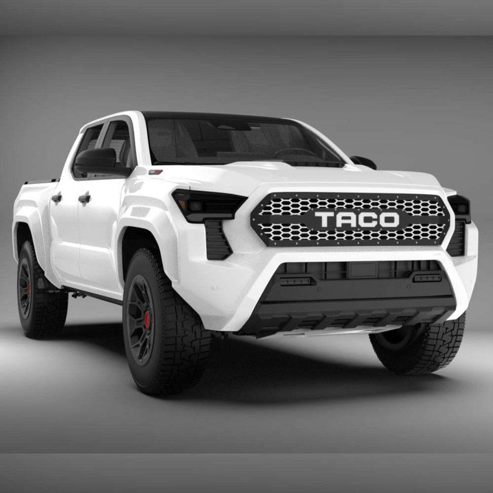 Double Layered Grille w/ Custom Text Fits 2024+ Toyota Tacoma