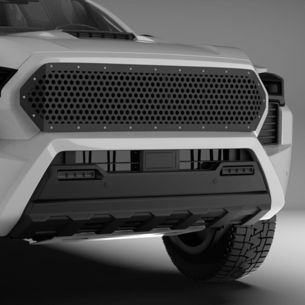 Mesh Grille Laser Cut Mesh Style Fits 2024+ Toyota Tacoma