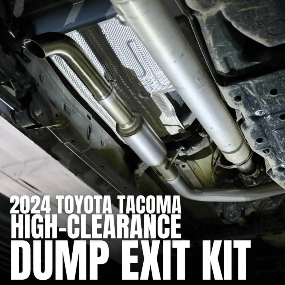 2024+ Toyota Tacoma "Max Clearance" Dump Exit Exhaust Kit