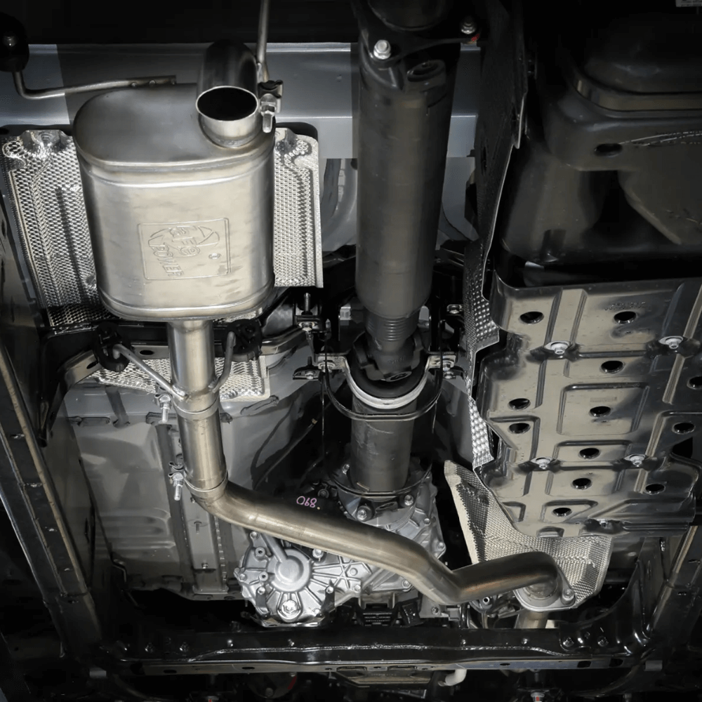 2024+ Toyota Tacoma ROCK BASHER 2-1/2 IN 409 Stainless Steel Cat-Back Exhaust System