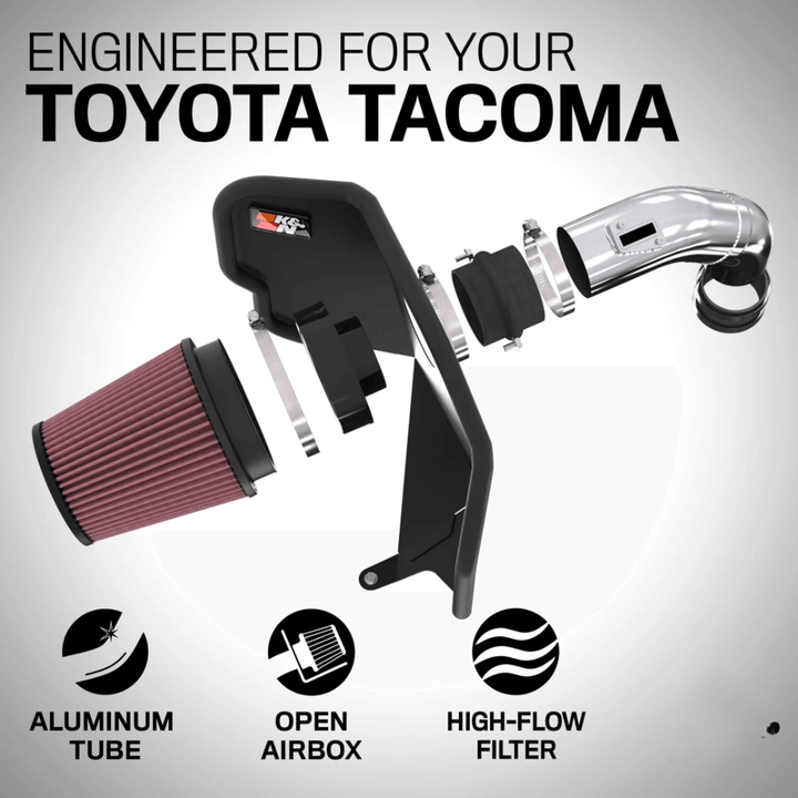 2024+ Toyota Tacoma Cold Air Intake System - Aluminum Tube | L4-2.4L Turbo