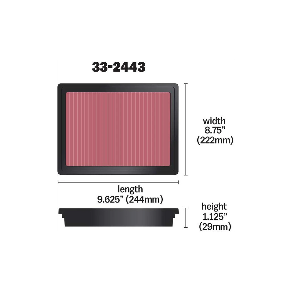 2025+ Toyota 4Runner Replacement Air Filter