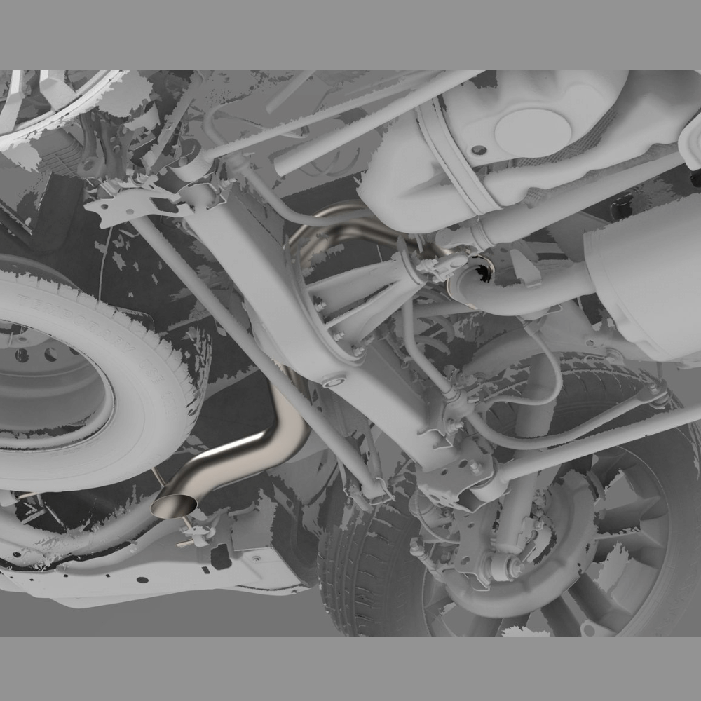 2025+ Toyota 4Runner Titanium Axle Dump Exhaust
