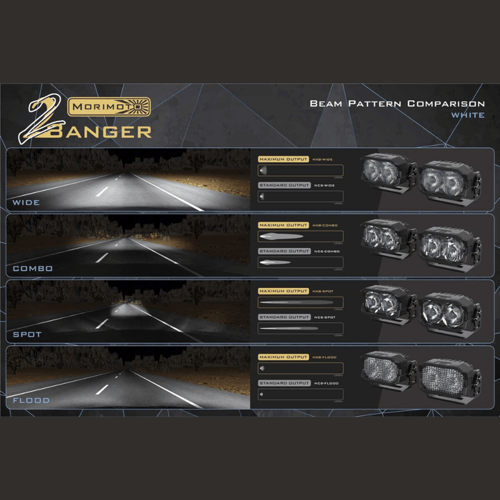 2Banger LED Ditch Light System fits 2003-2009 Toyota 4Runner