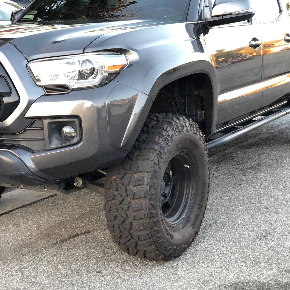 3" Bulge Off Road Fiberglass Fenders/Ext Fits 2016+ Toyota Tacoma