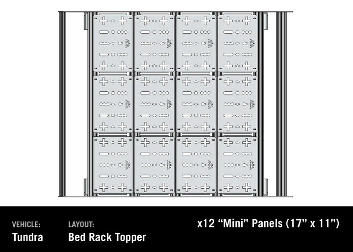 DRIFTR Bed Rack Topper Add-On fits 2007+ Toyota Tundra
