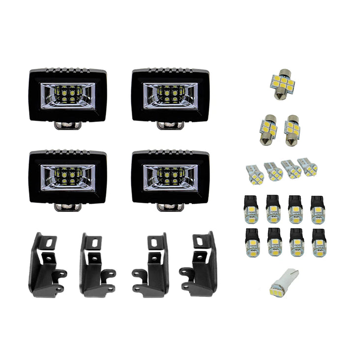 42" Dual Row Premium Roof Rack Lighting Kit | Spot & Combo Fits 2010-2024 Toyota 4Runner