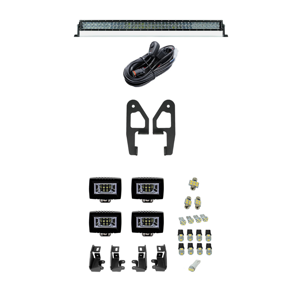 42|43" Dual Row Premium Roof Rack Lighting Kit | Spot & Combo Fits 2010-2024 Toyota 4Runner