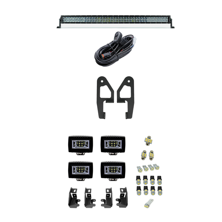 42|43" Dual Row Premium Roof Rack Lighting Kit | Spot & Combo Fits 2010-2024 Toyota 4Runner