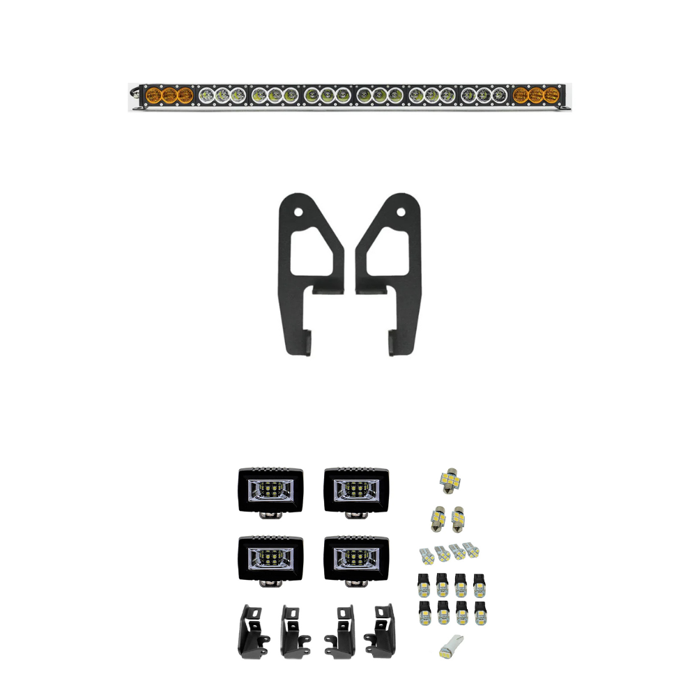 42|43" Dual Row Premium Roof Rack Lighting Kit | Spot & Combo Fits 2010-2024 Toyota 4Runner
