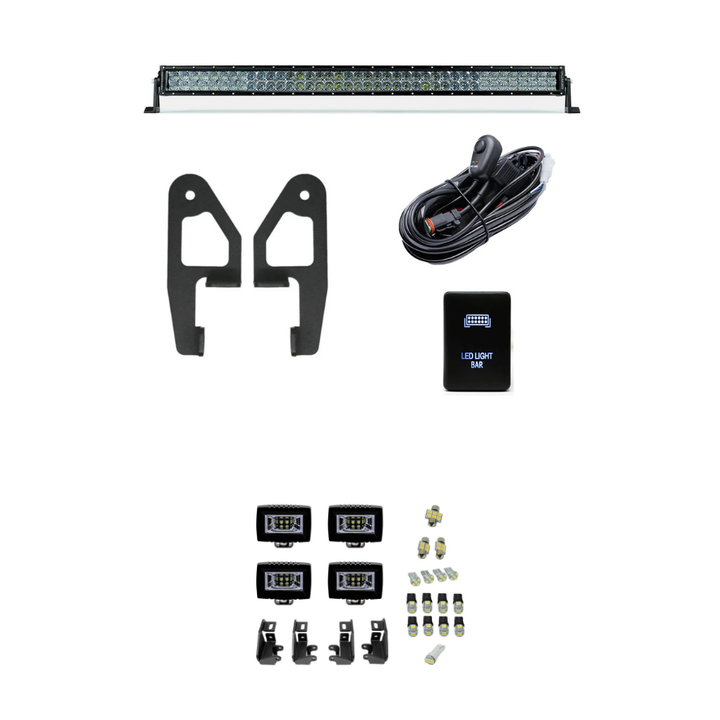 42|43" Dual Row Premium Roof Rack Lighting Kit | Spot & Combo Fits 2010-2024 Toyota 4Runner