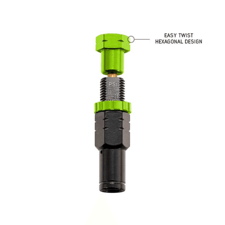 4 Piece Adjustable Tire Deflator Kit & Storage Bag | PSI 10-30 Lbs.