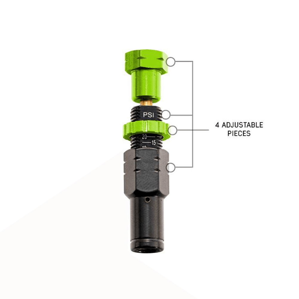 4 Piece Adjustable Tire Deflator Kit & Storage Bag | PSI 10-30 Lbs.