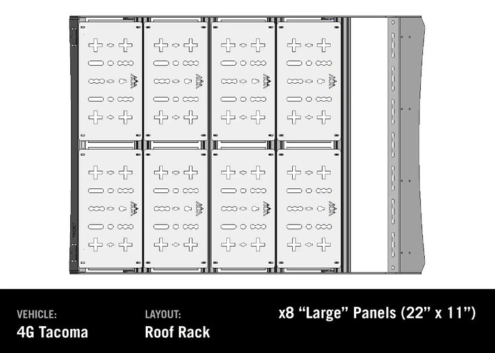 DRIFTR Roof Rack fits 2024+ Toyota Tacoma